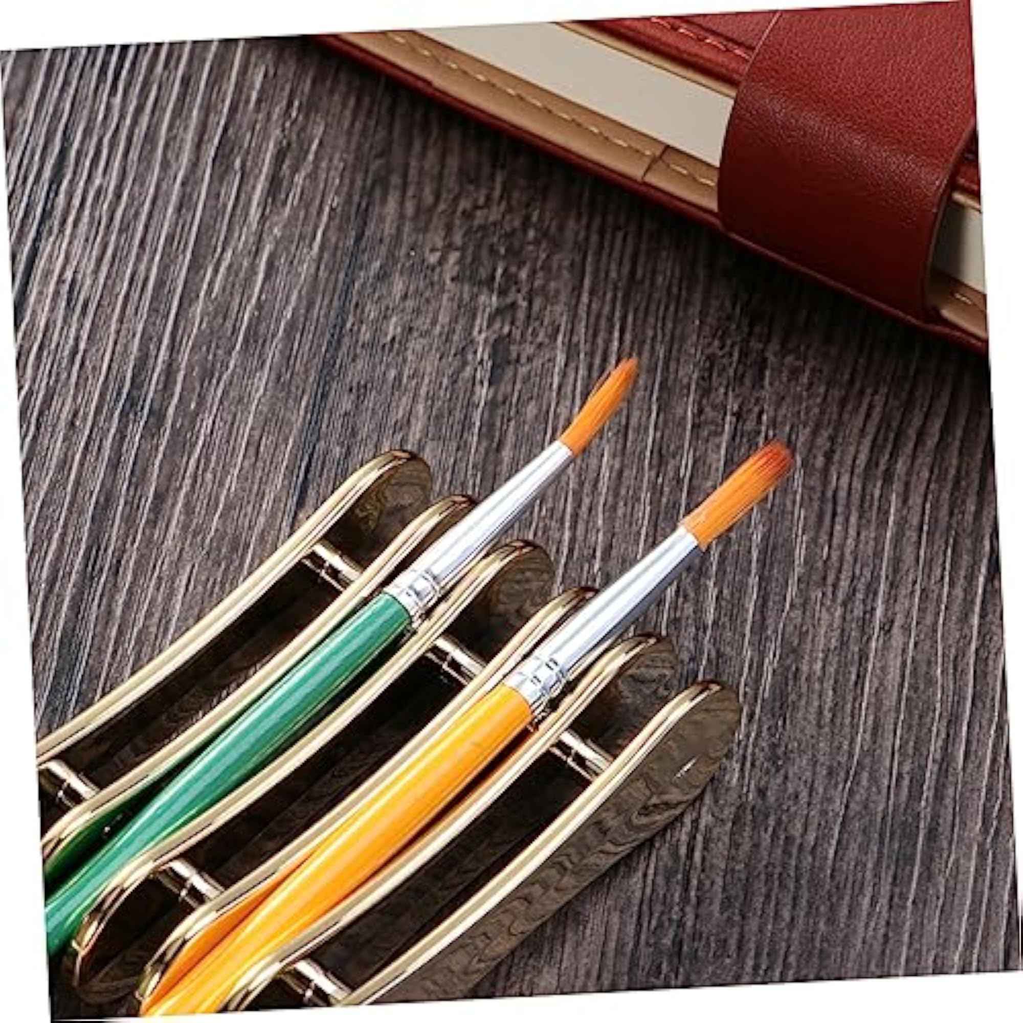2pcs Nail Set Tool Pen Holder for Desk Acrylic Display