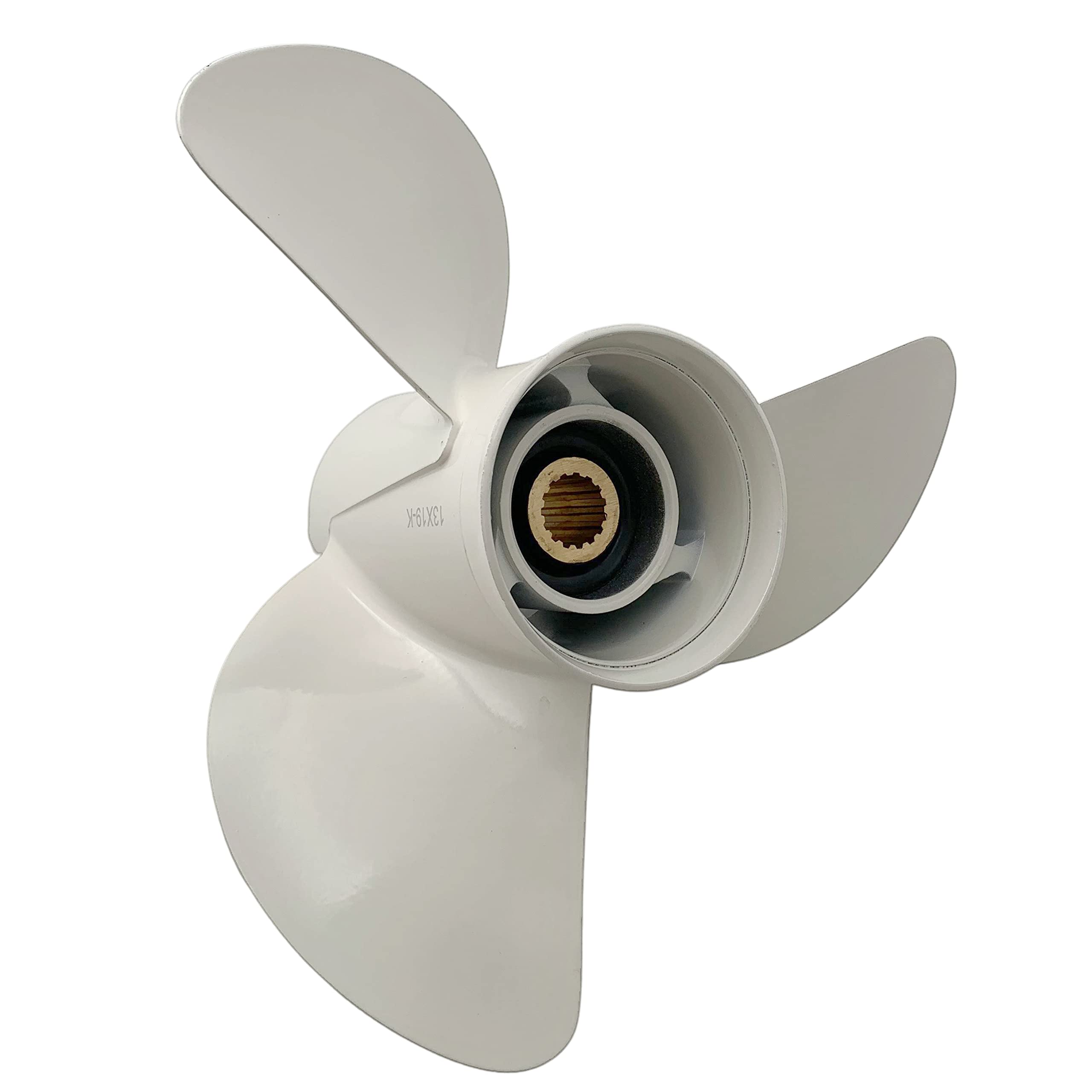 Elica fuoribordo in alluminio 60-130HP 13x19 K 15 denti destro Prop per motore fuoribordo Yamaha OEM 6E5-45941-00-EL