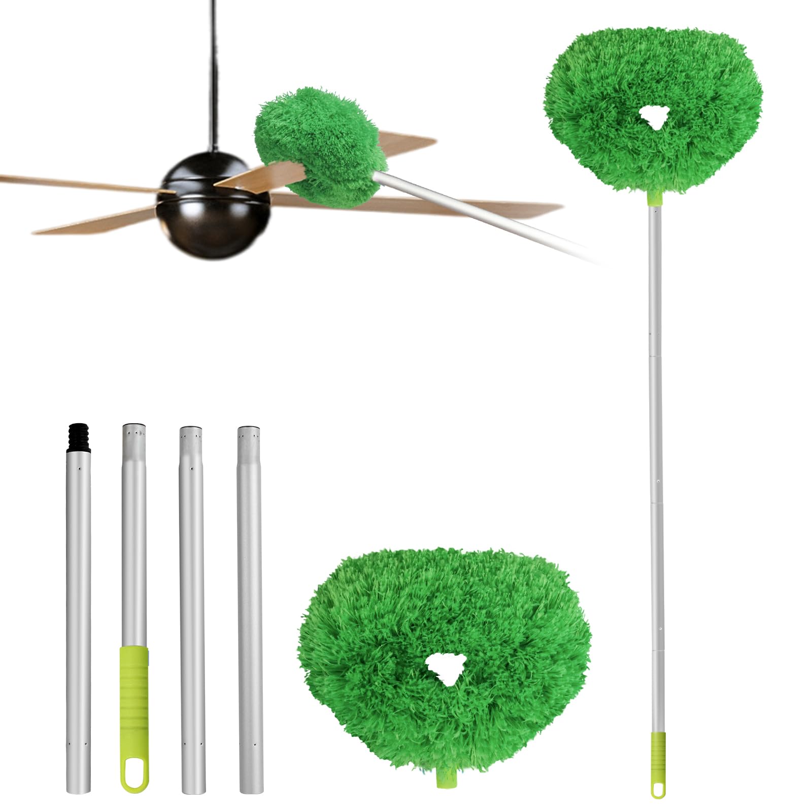 Plumeau De Nettoyage Pour Ventilateur De Plafond, Brosse En