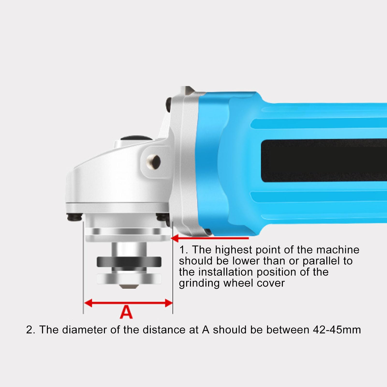 Supporto per Smerigliatrice Angolare, Tavolo per Macchina da Taglio di Conversione con Supporto Fisso per Smerigliatrice Angolare, Bloccaggio Massimo 80 Mm, Angolo di Bloccaggio
