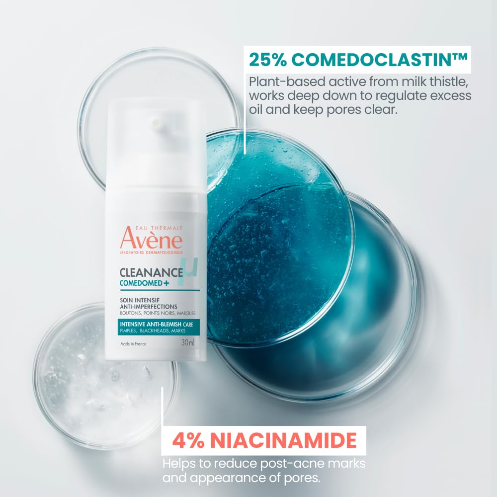 Eau Thermale Avène Cleanance - Comedomed+ Trattamento Intensivo Quotidiano Anti-Imperfezioni, 30ml
