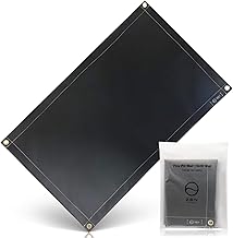 ZEN Camps Bonfire Sheet, Sputtering Sheet, Bonfire Stand Sheet, Non-irritating, Silicone, Black, Fireproof, Heat Resistant, Fireproof, Fireproof, Camping, Lawn Protection