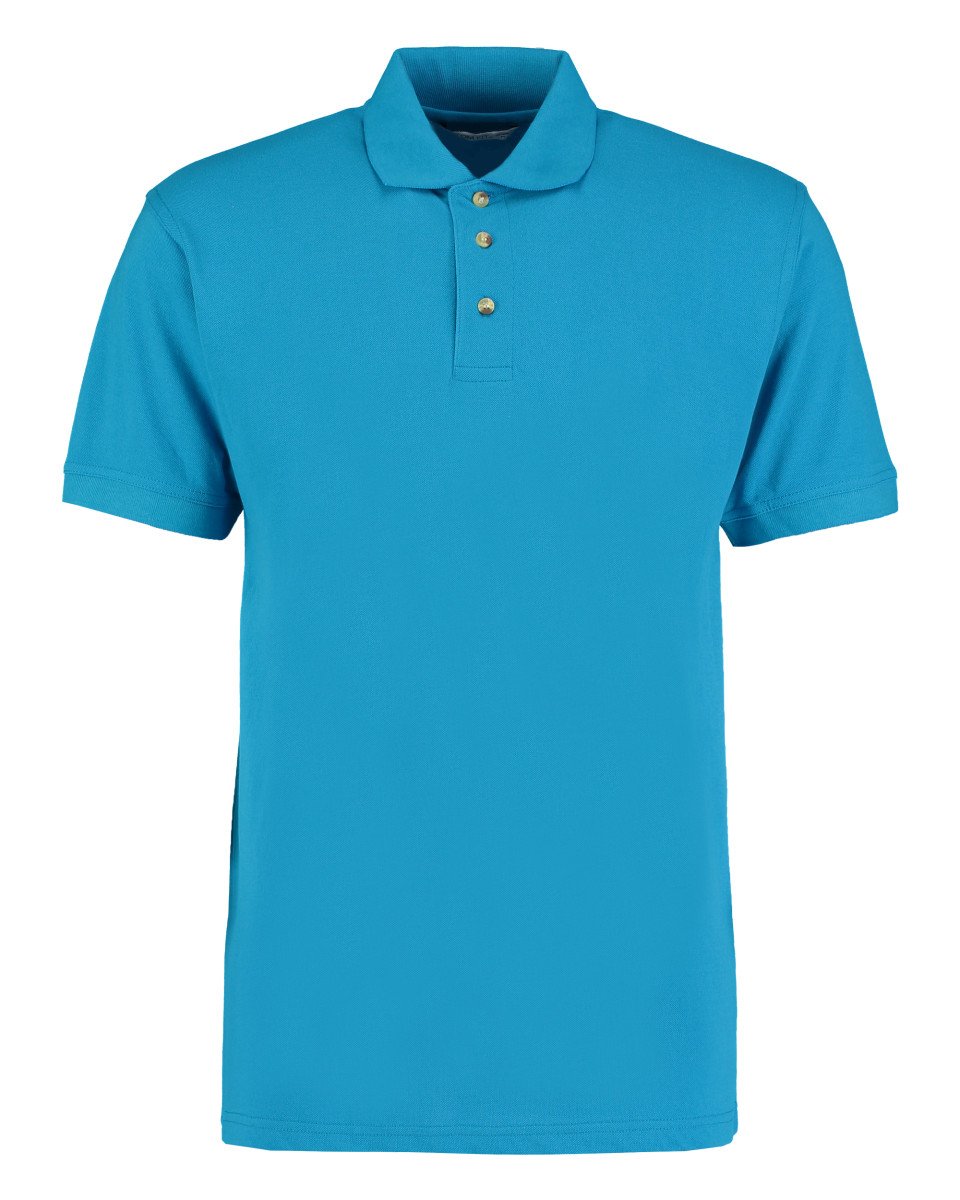 Kustom Kit Workwear Pique Polo Colour=Turquoise Size=M