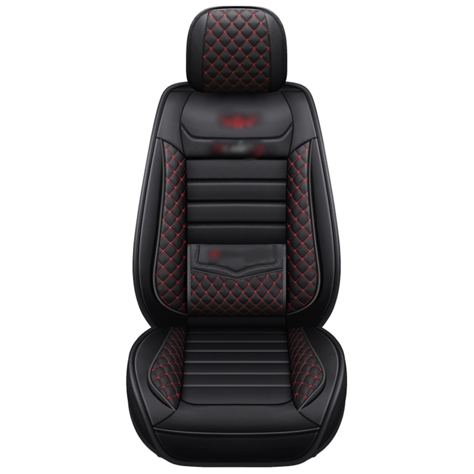Housse de siège en cuir Kia Sportage et Ceed : confort premium noir et rouge