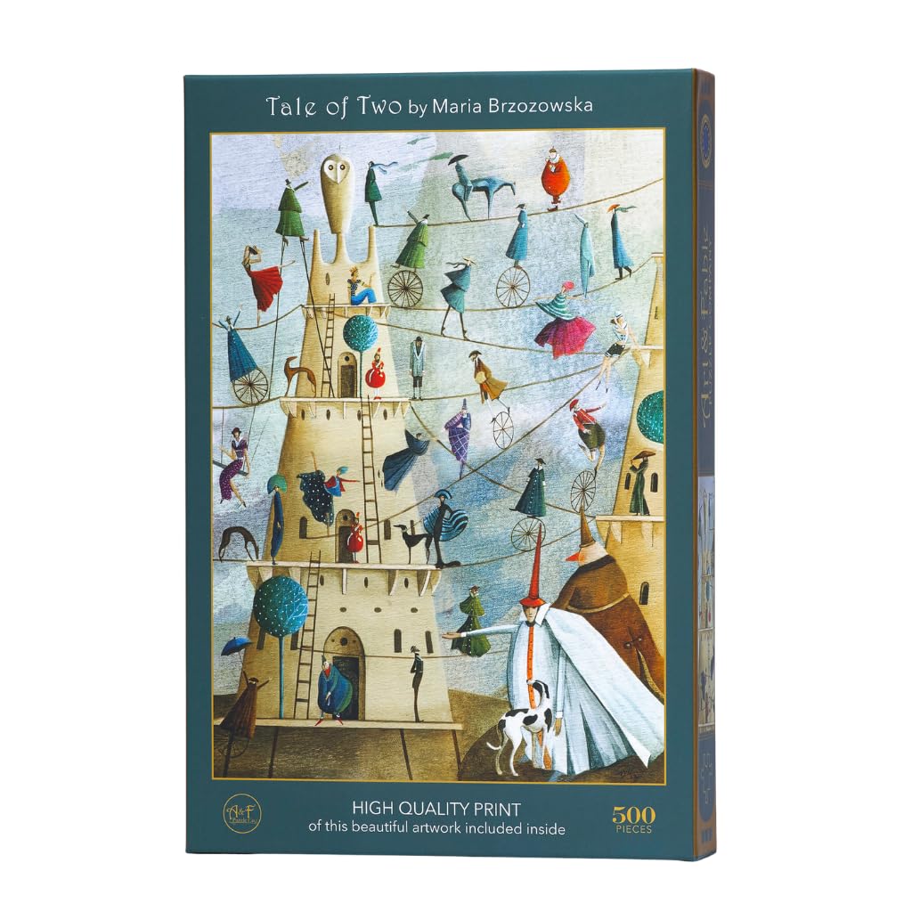 Amazon.com: Art & Fable Tale of Two by Maria Brzozowska 500 Piece