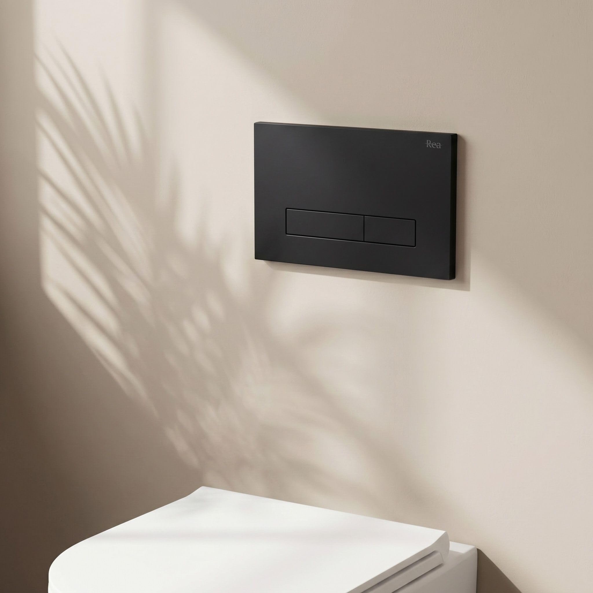 Rea - Stelaż Zestaw Podtynkowy K011a-q Do Mis Wc Z Przyciskiem Hd Czarny - 16x52,5x103,5 cm