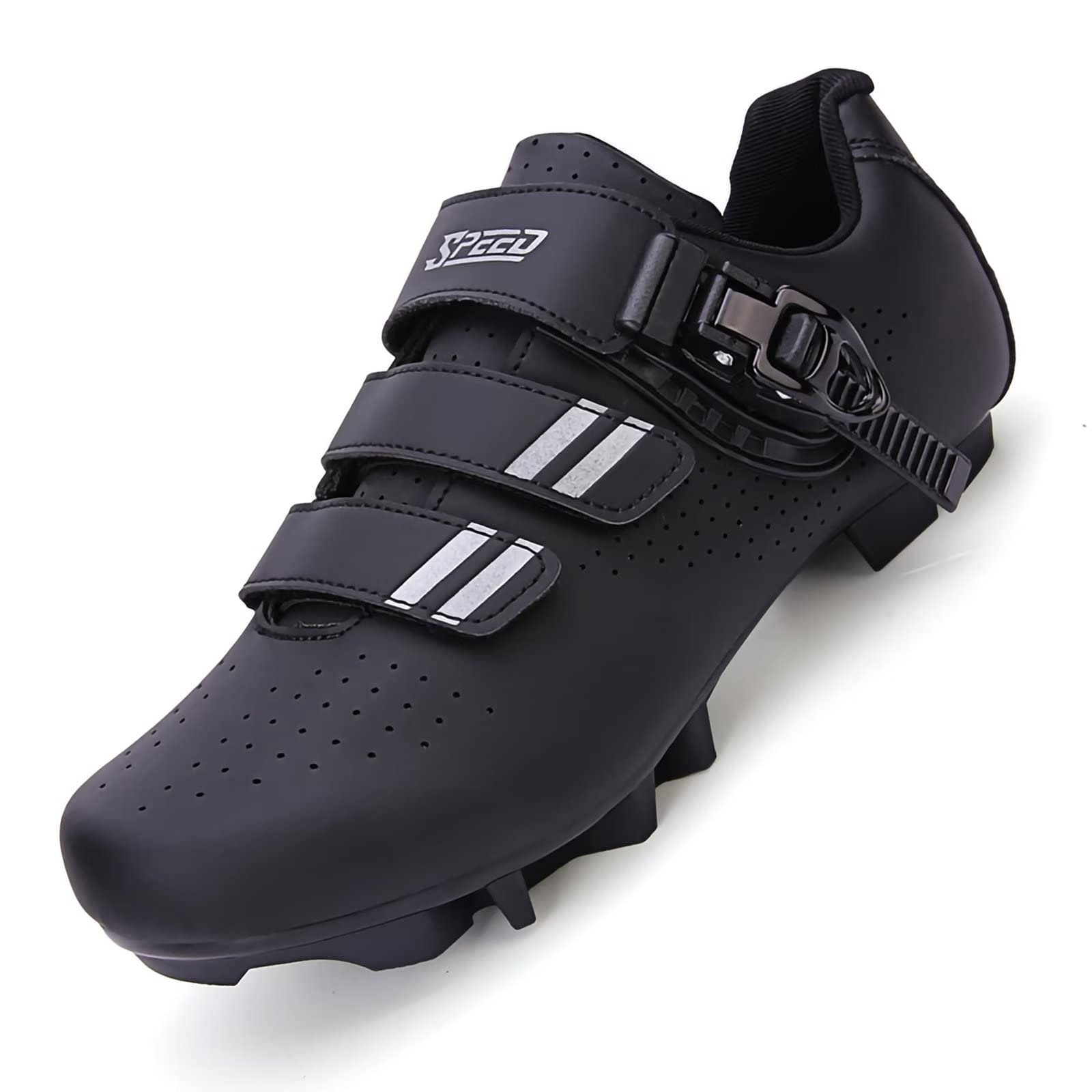 Unisex Outdoor Sports Cycling Shoes MTB/Mountain Men's Bike Shoes SPD Women's Compatible with 2-Bolt Cleats-image-46