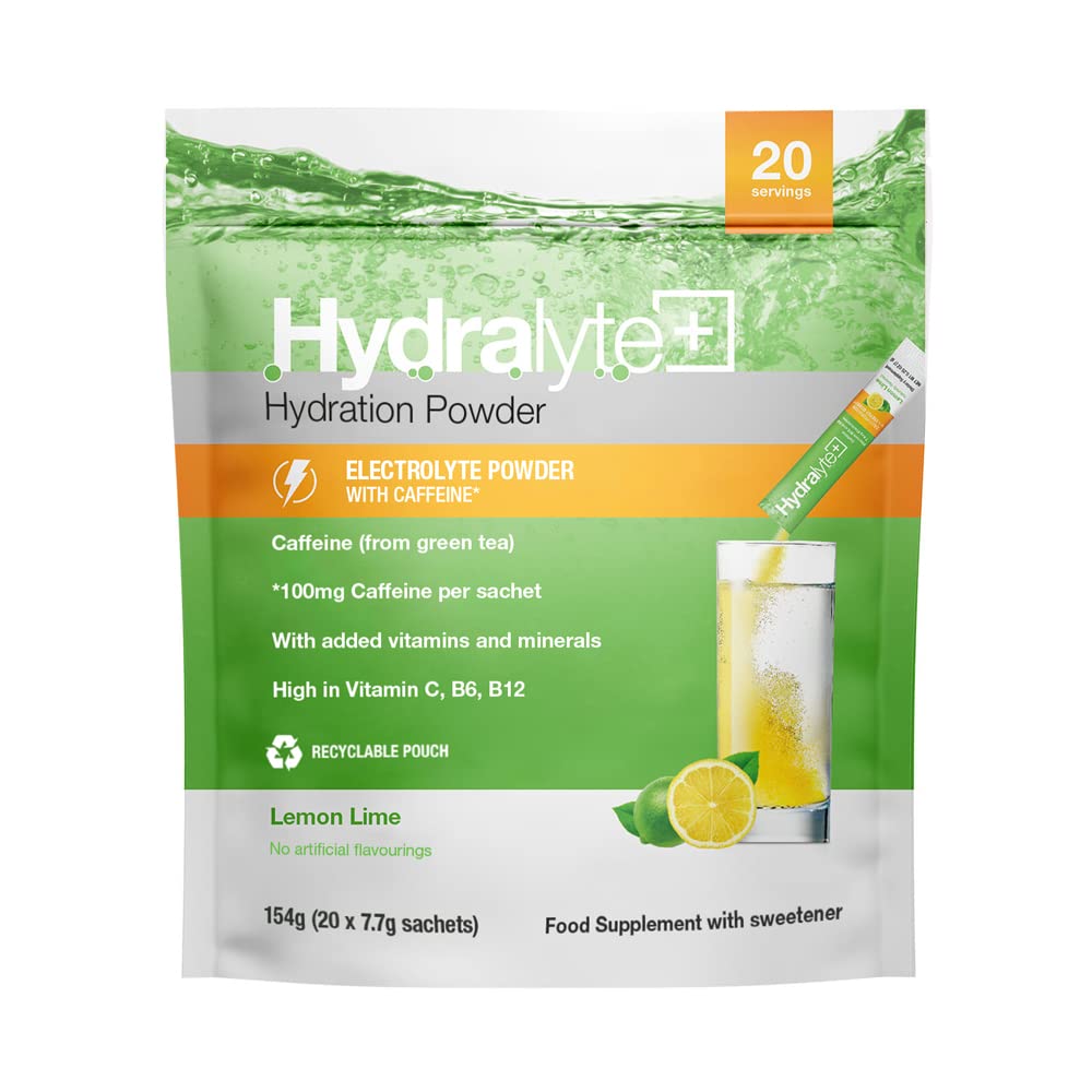 Buy Hydralyte Plus Caffeine Effervescent Electrolyte Sachets, 20 Sticks