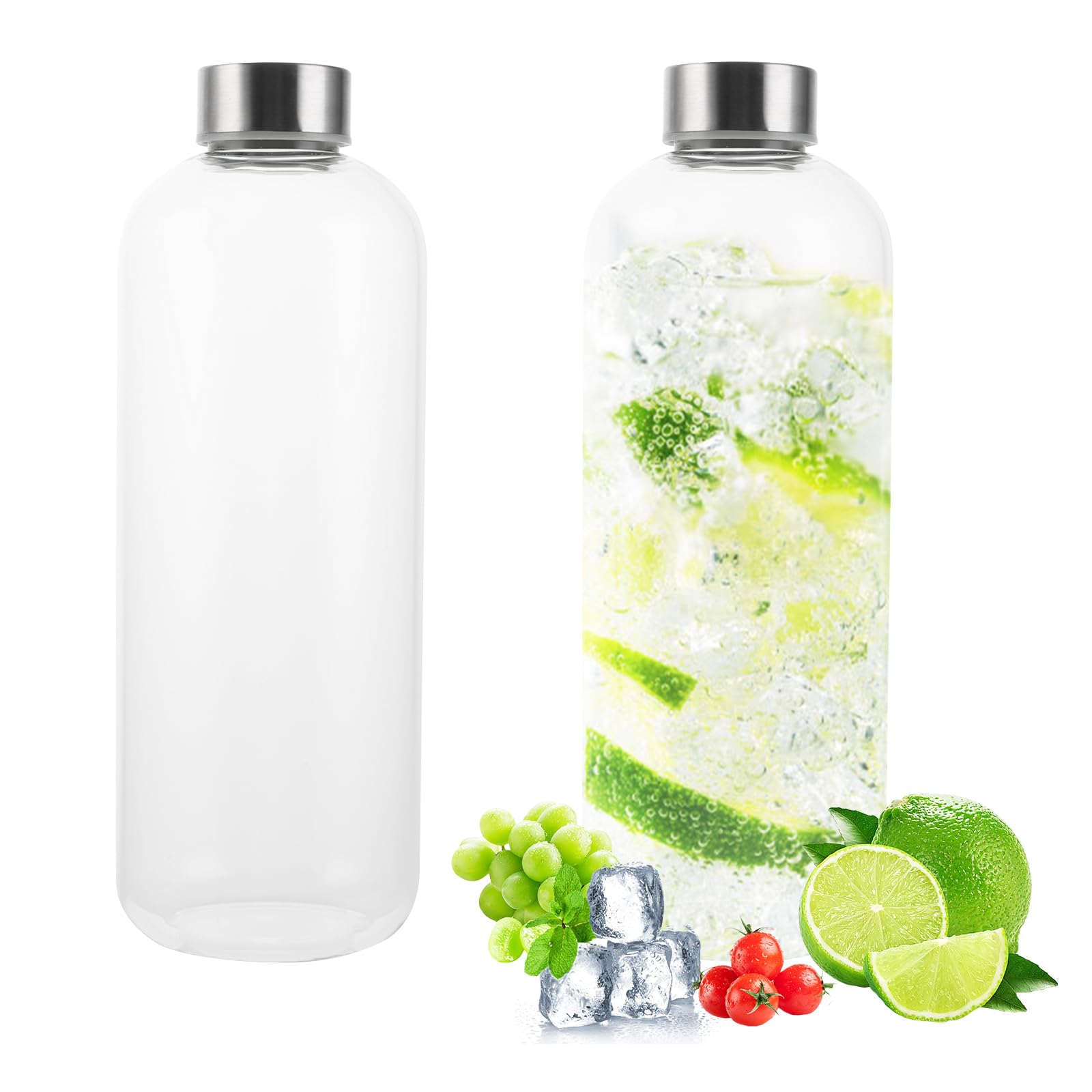 BOTTIGLIA DI OLIO in vetro borosilicato alto ideale per olio d'oliva e