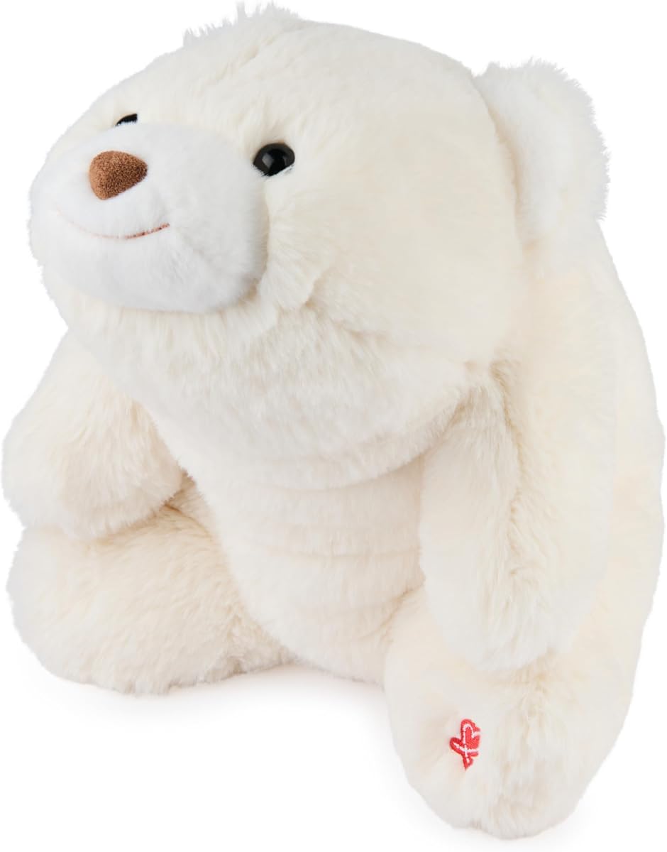 Snuffles 10-Inch White Classic Teddy Bear Plush Toy, Ages 0+ | Soft Inspire Tactile Sensory Details Inspire Nurturing and Self-Soothing Skills For Early Pretend Play, Sized for Travel Play