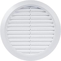 Vista 11 de Vent Systems 6 pulgadas - Negro - Cubierta de ventilación Soffit - Rejilla de ventilación redonda - Cubierta de parrilla - Pantalla de insectos