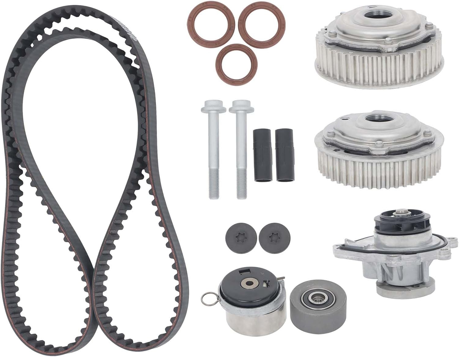 labwork Timing Belt Kit and VVT Sprocket Replacement for Chevrolet Sonic Cruze 2011-2016 Replacement for Aveo 2010-2011 1.6L 55567048