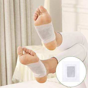 20PCS Deep Cleansing Foot Pads,Natural Bamboo Ginger Powder Foot Patches for Relaxation, Sleep Aid,Relieve Stress