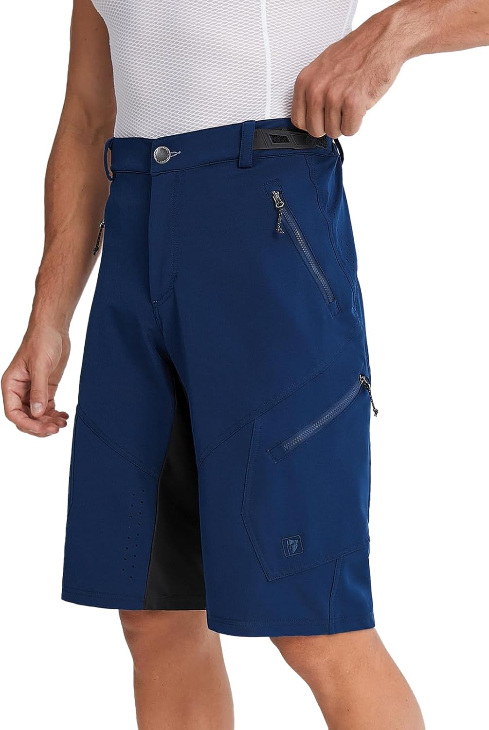 Mens Mountain Bike Shorts Loose Fit DH Cycling Shorts Water-Repellent
