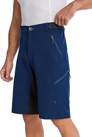 Mens Mountain Bike Shorts Loose Fit DH Cycling Shorts Water-Repellent