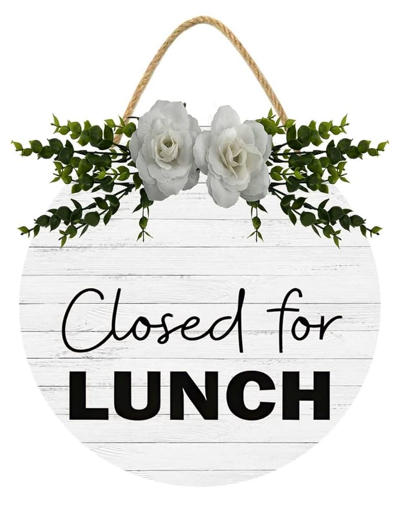 Amazon.com : KPSheng Cute Closed For Lunch Sign Hanging Sign, Office Sign, Door Hanger Sign, Wooden Business Signs, Office Door Signs, Out of Office,11inch : Home & Kitchen amazon-com-kpsheng-cute-closed-for-lunch-sign-hanging-sign-office-sign-door-hanger-sign-wooden-business-signs-office-door-signs-out-of-office-11inch-home-kitchen