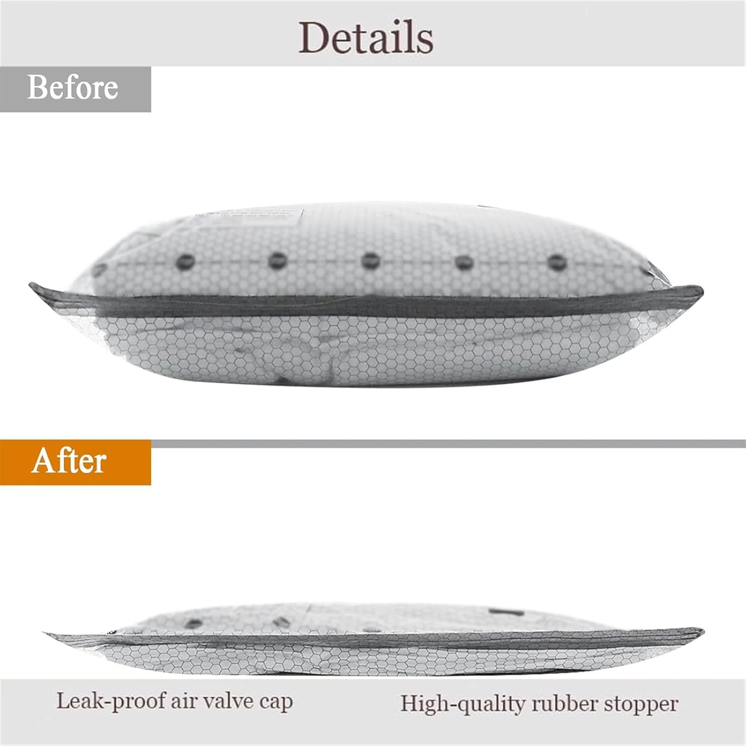 Cordless Travel Vacuum Storage Compression Bag Set - 6 Pack & 9Pack, 3 Sizes, USB Rechargeable Handheld Pump, Waterproof and Reusable, Saves Clothing and Packing Space (9Pack)