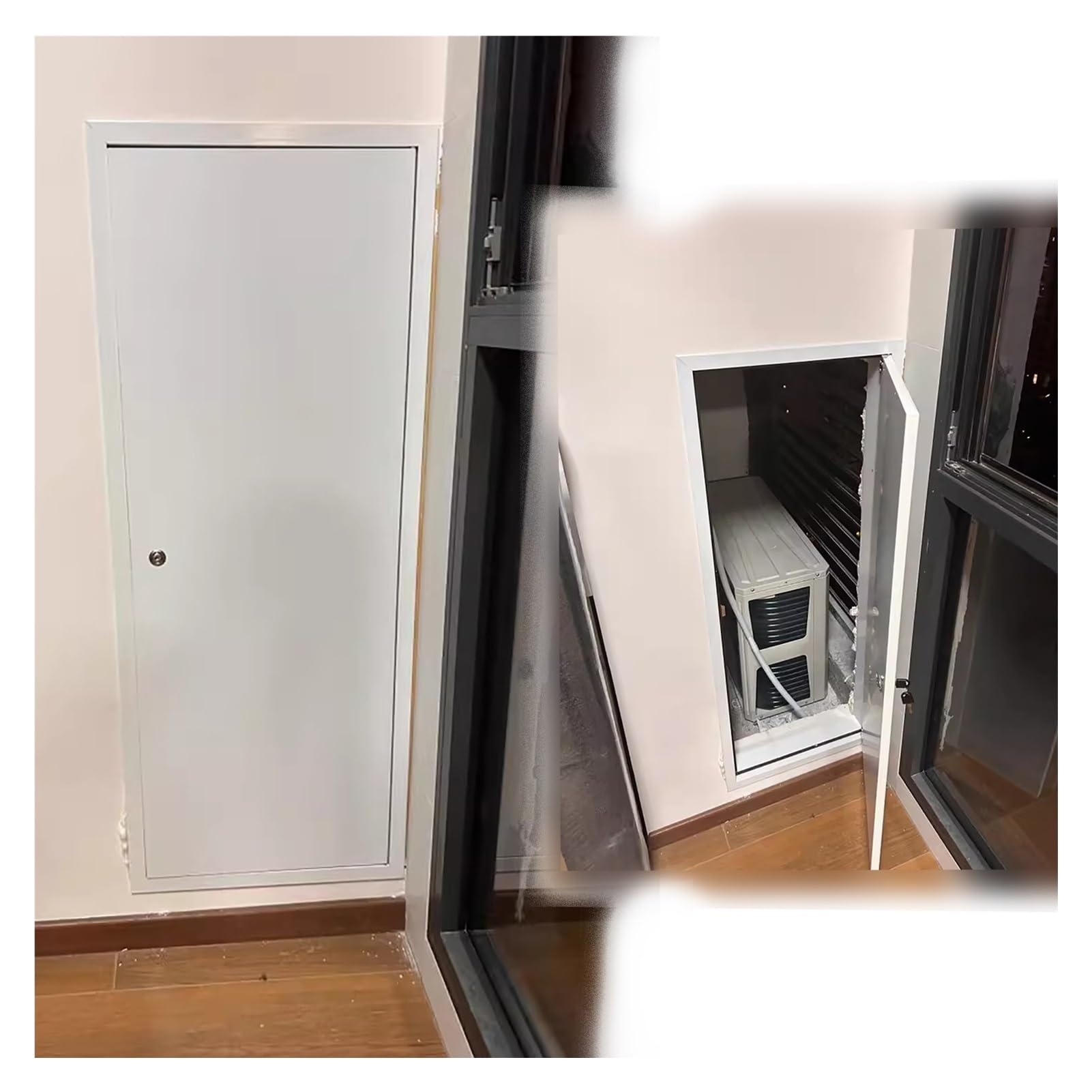 Panel de acceso para paneles de yeso de 55 x 30 cm con rejilla para puerta empotrada para un fácil acceso y durabilidad