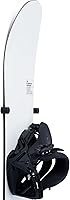 Arkorus 4-Pack Snowboard Wall Mounts - Damage-Free Vertical Hangers, Secure Rubber Holders for 2 Snowboards Display & Storage