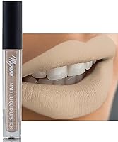 Vista 30 de Mynena Lápiz Labial Líquido Mate Rojo Profundo Comodidad de Larga Duración A Prueba de Manchas Resistente a Transferencias Cobertura Completa