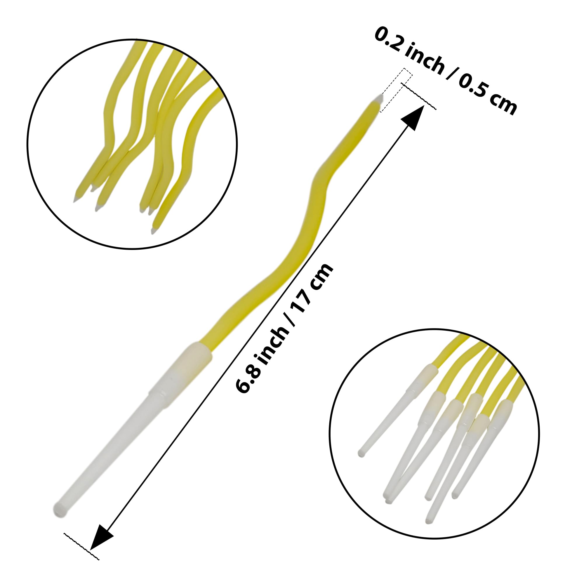 “Lalantopparties Yellow Spiral Candle - Decorative Candle for Home, Parties, and Events” 2