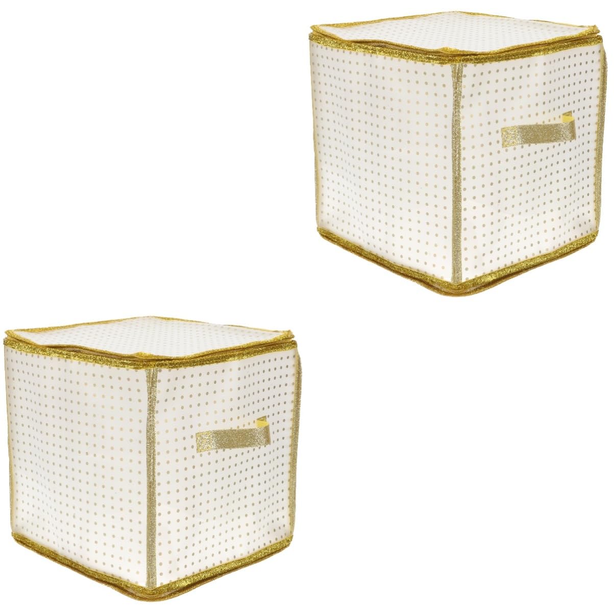 PRETYZOOM Scatola Da 2 Pezzi organizzatore di di Natale contenitori per ornamenti Addobbi per l'albero di Natale scatole portaoggetti storage box custodia natalizia deposito natalizio