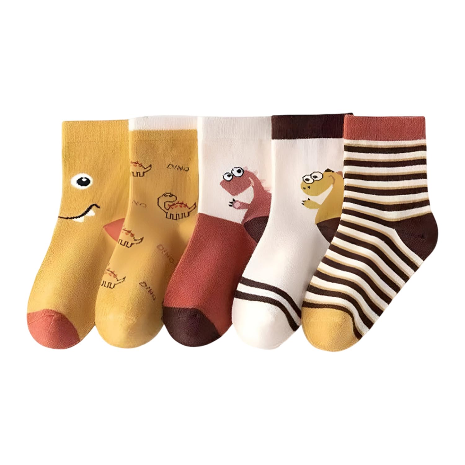 5 Pairs Baby Socks, Toddlers Infant Cotton Stretch Ankle Socks Suitable for 2-5 Years Baby-image-10