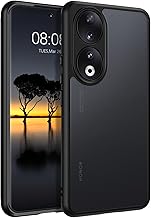 GaoBao Coque pour Honor 90 5G, Étui Translucide Mat Arrière Protection Caméra, Recharge sans Fil Possible, Housse Fine Antichoc Dos Anti Rayures Cadre Renforcés pour Honor 90 5G 6.7", Noir