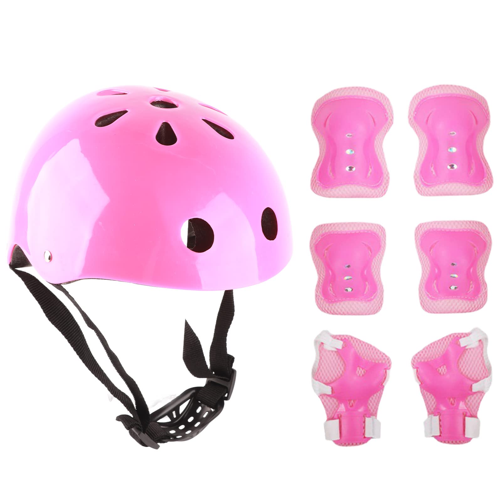 Kids Bicycle Helmet Toddler Helmet Matte Protective Helmet for Skating, BMX, Bicycle, MTB, Stunt Scooter and Skateboard, Protection(Pink)