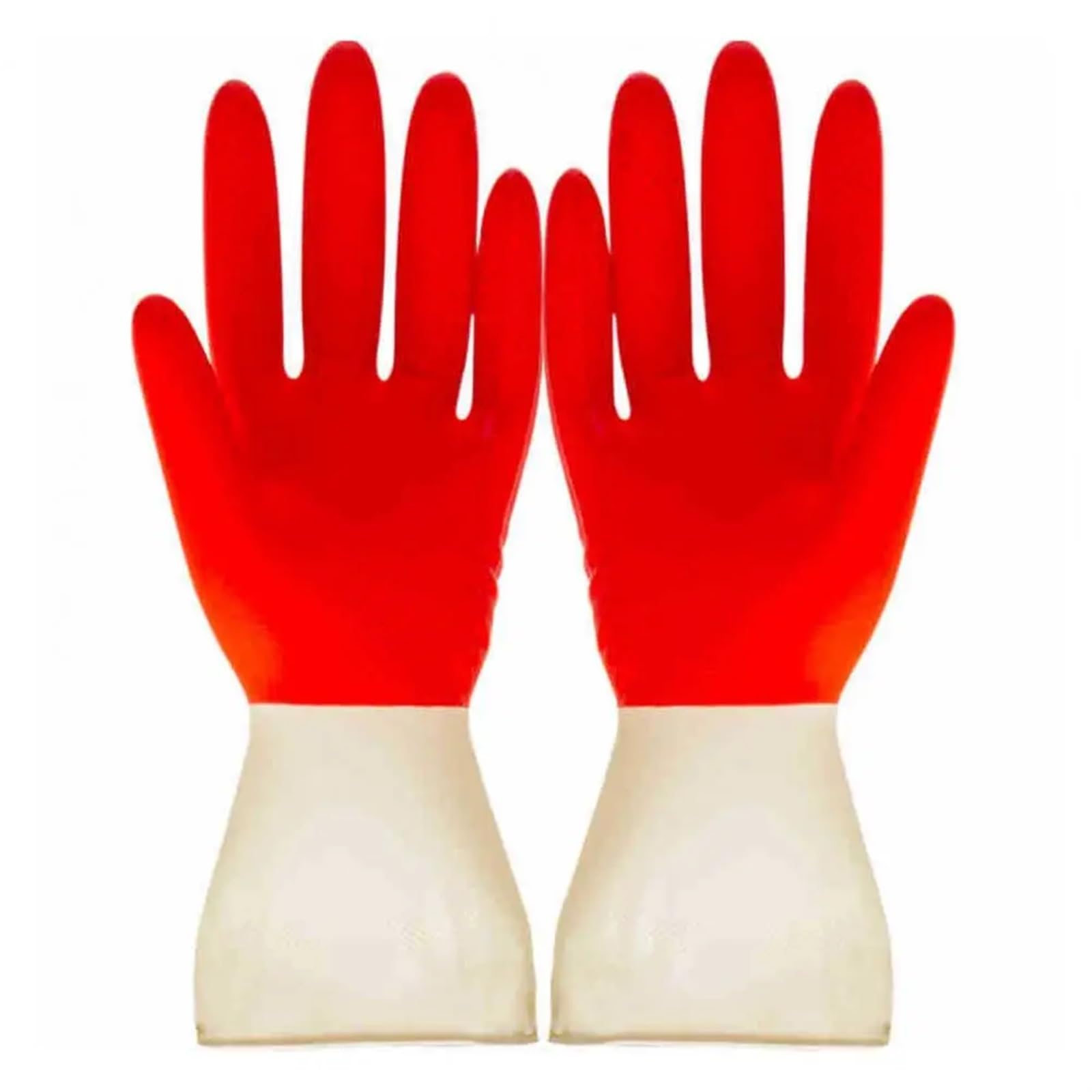 Guantes de limpieza Guantes de goma Guantes for lavar platos Guantes de limpieza del hogar Accesorios de cocina Guantes de cocina(Red,S)