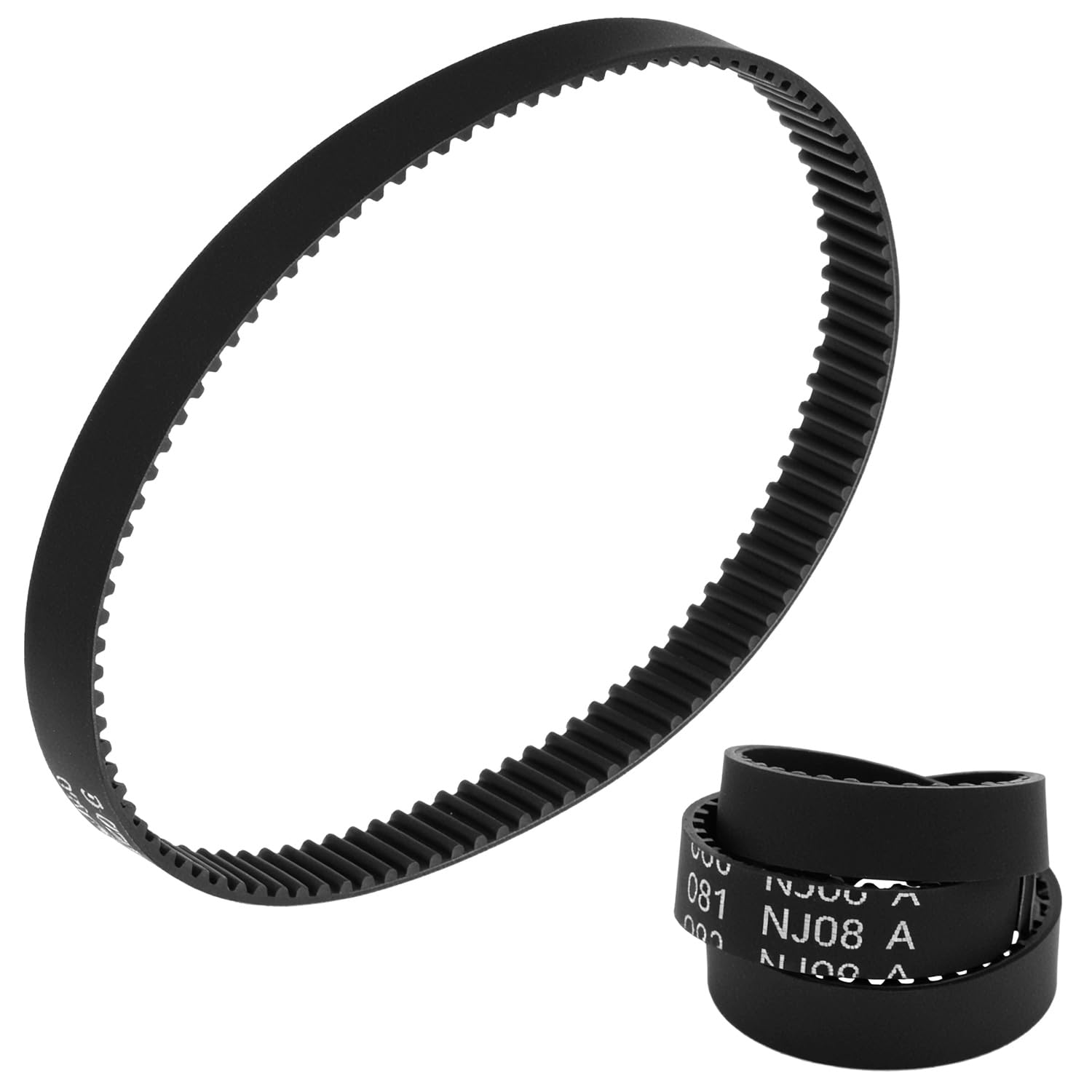 Produktbild von QWORK 2x Zahnriemenscheiben-Set 2GT – 20 & 60 Zähne, 8 Mm Bohrung, 6 Mm Riemen 200 Mm Für 3D-Drucker