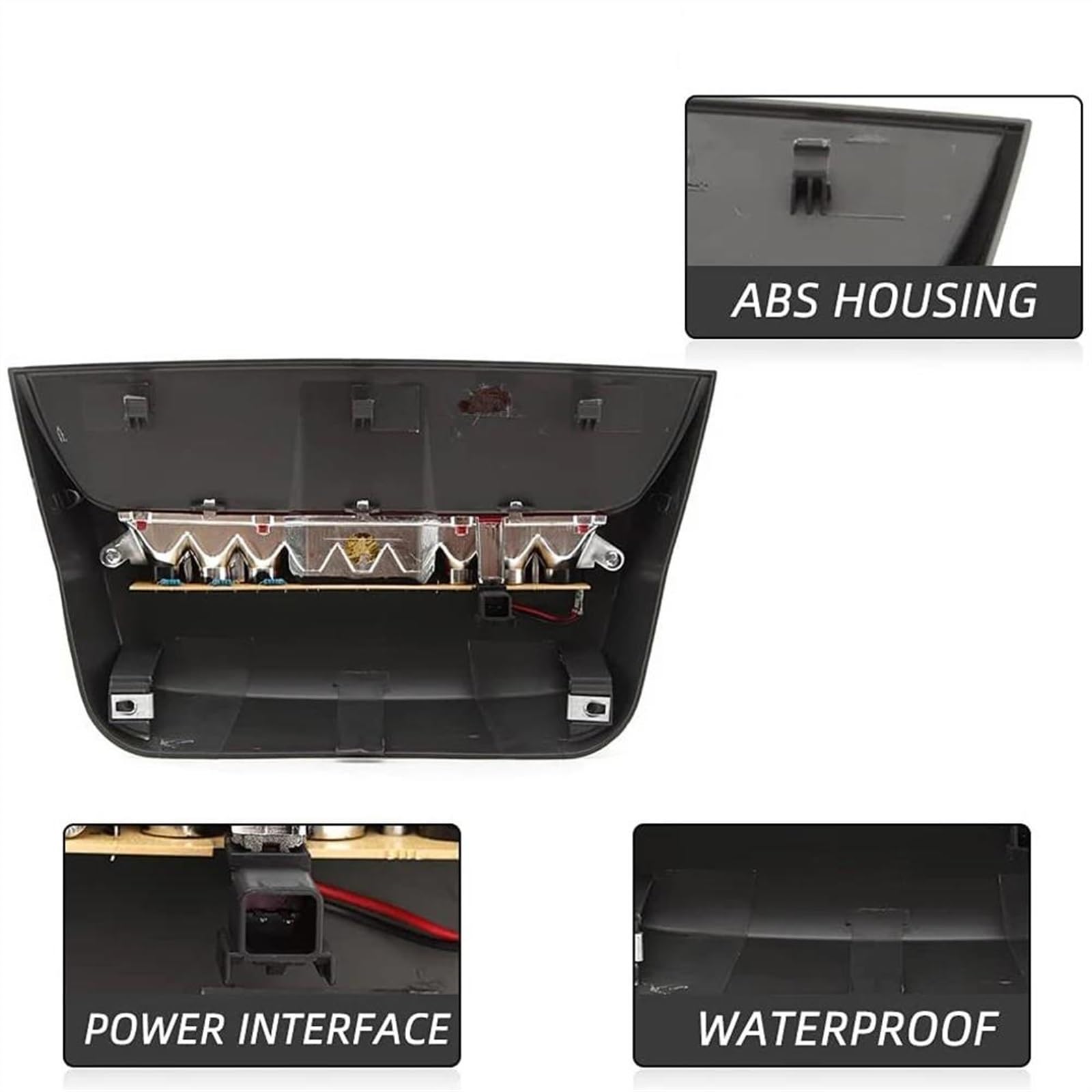 BLAIS Luci terzo stop auto Compatibile Con Chevrolet Per Cruze 2009 2010 2011 2012 2013 2014 2015 Lampada Segnalazione Terzo Stop Posteriore Lampada Del Freno Di Alto Livello Lampada Del Terzo Stop