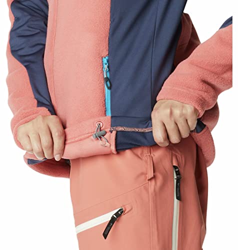 Image of Columbia Women's Titan Pass 2.0 II Fleece (AR1351 Dark Coral, Nocturnal S)