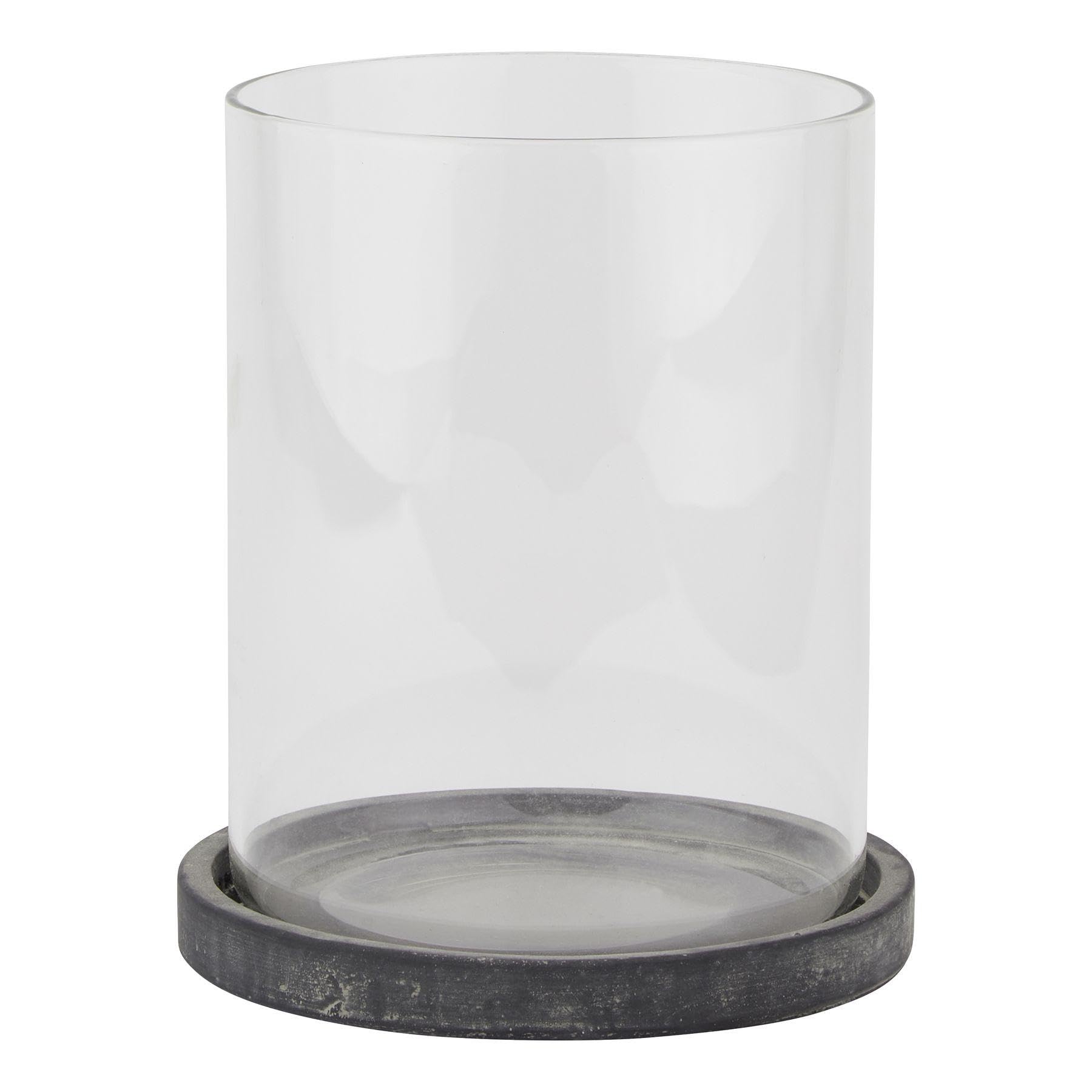Hill Interiors Grey Amalfi Hurricane Lantern (One Size) (Grey)