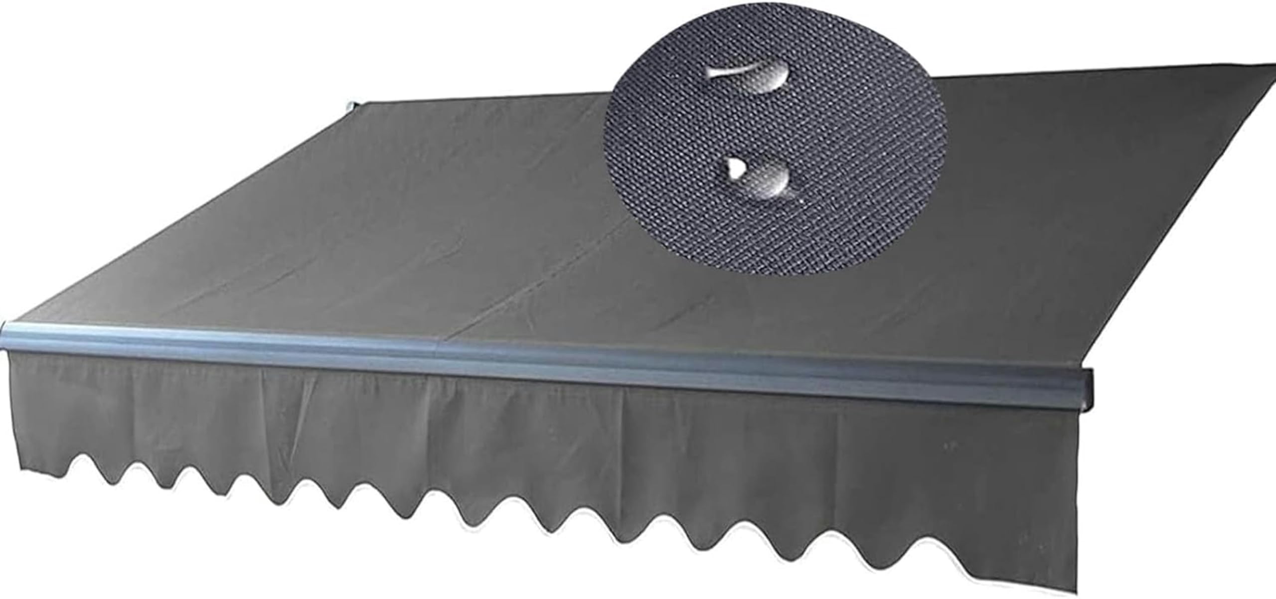 Toile de store banne télescopique de rechange pour protection solaire jardin