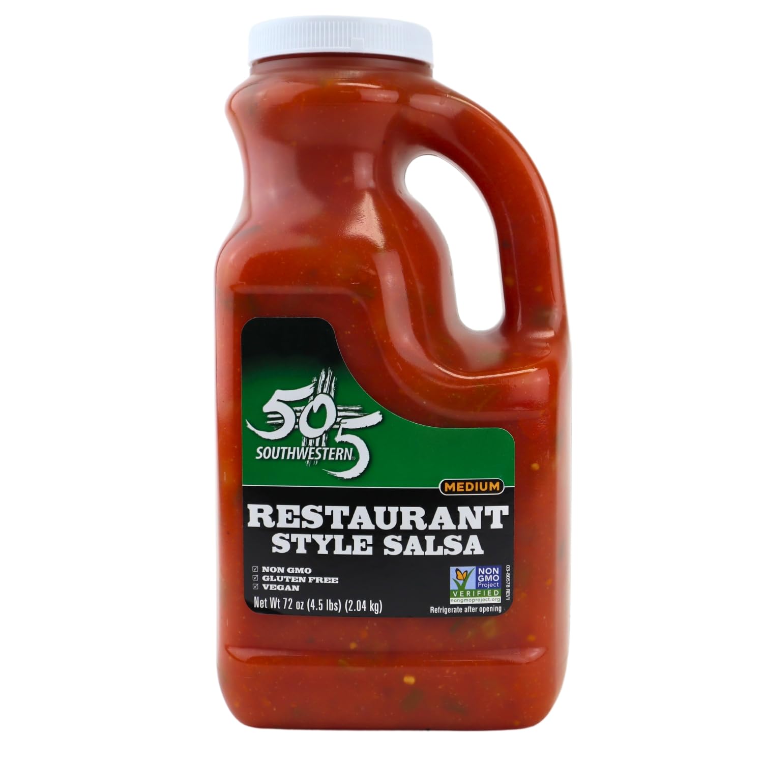 505 Southwestern Green Hatch Chile Foodservice 72 Ounce Bulk - Flame Roasted, Restaurant Salsa, Salsa Verde, and Green Chile Sauce (Restaurant Style Salsa (Medium))