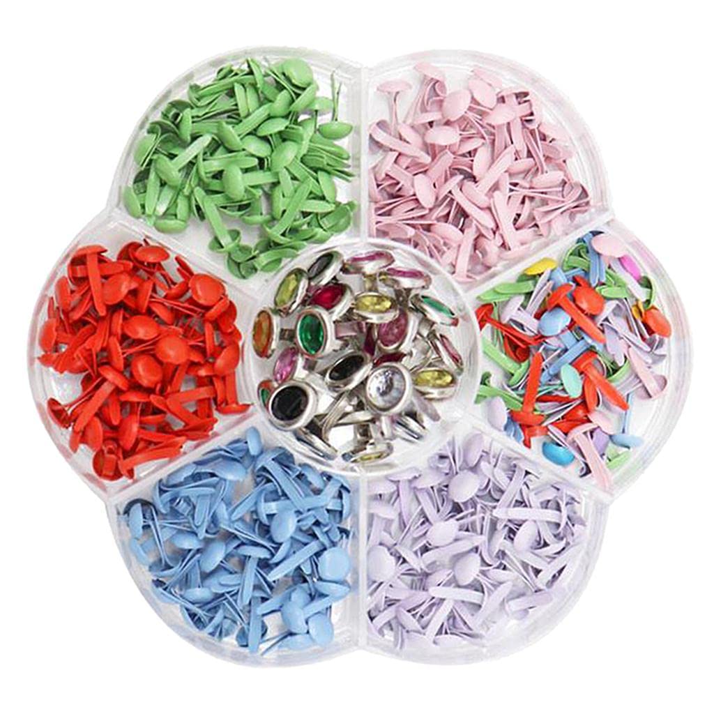 10 zestawów łączników do papieru, DIY, metalowe dzielone szpilki, ćwieki, rękodzieło, do tworzenia kart, scrapbookingu, styl 2