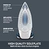 Tefal Ultraglide Plus Steam Iron, 2800W, 230 g/min Steam Boost, 50 g/min Continuous Steam, Durilium Non Stick Soleplate, Auto Off Anti Drip Anti Scale, FV5879G2