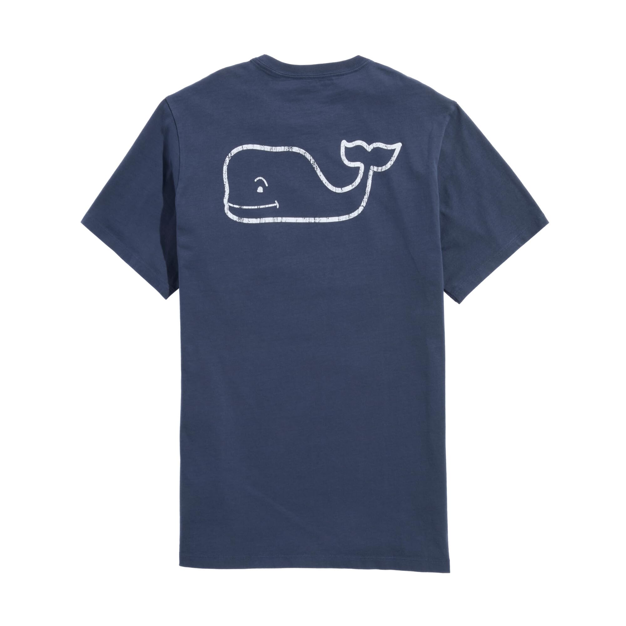 vineyard vines Mens Short-Sleeve Vintage Whale Pocket Tee
