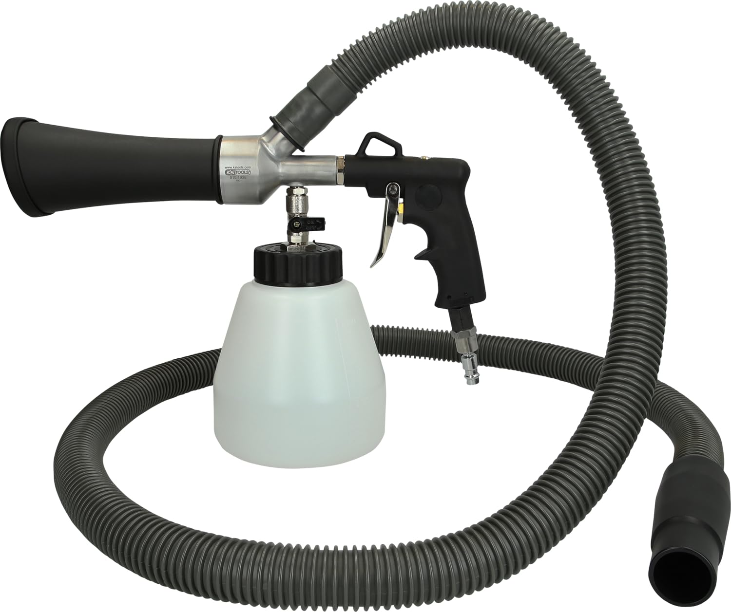 KS Tools 515.1935 Druckluft-Reinigungs-Pistolen-Satz mit Absaugvorrichtung, 3-tlg
