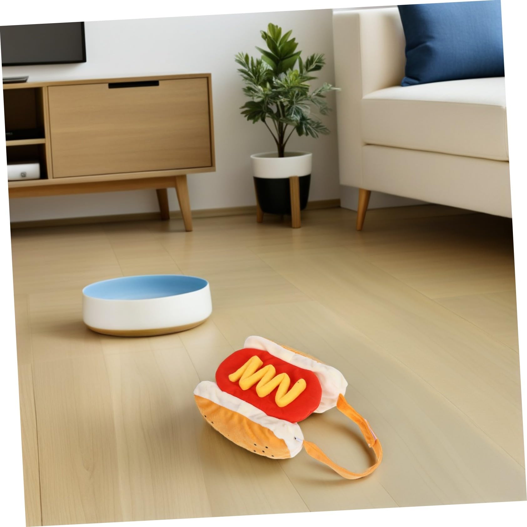 TOYANDONA 2stücke Hamburger-kostüm für Kleine Hunde und Katzen Warmes Hotdog-haustierkostüm Einfache Auszughelper Elastische Bänder und Saum für Komfort für Halloween und Partys