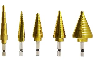 DrillDoctor 5-piece Step Drill Bits