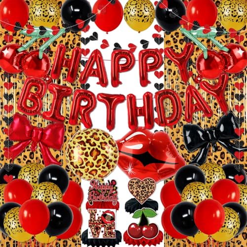 Image of Cheetah Print Birthday Decorations Leopard Party Decorations