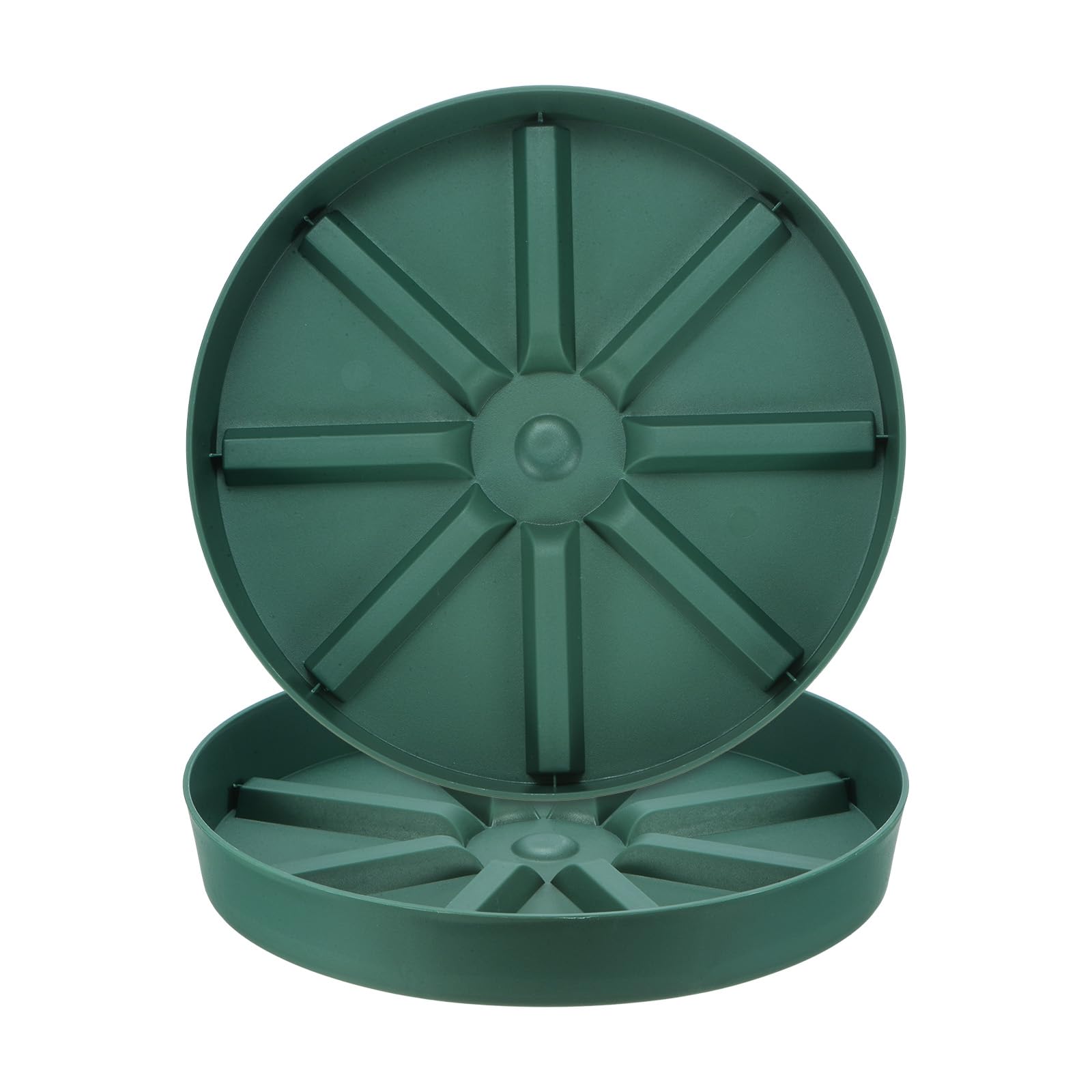 M METERXITY 2-Pack Plant Saucer, 10 Inch Flower Pot Saucers