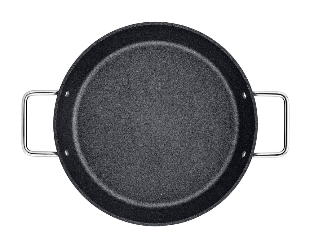 Fissler Adamant/Servier-Pfanne (Ø 28 cm) Aluminium-Bratpfanne, beschichtet, antihaftend, hoher Rand, kratzfest – Induktion