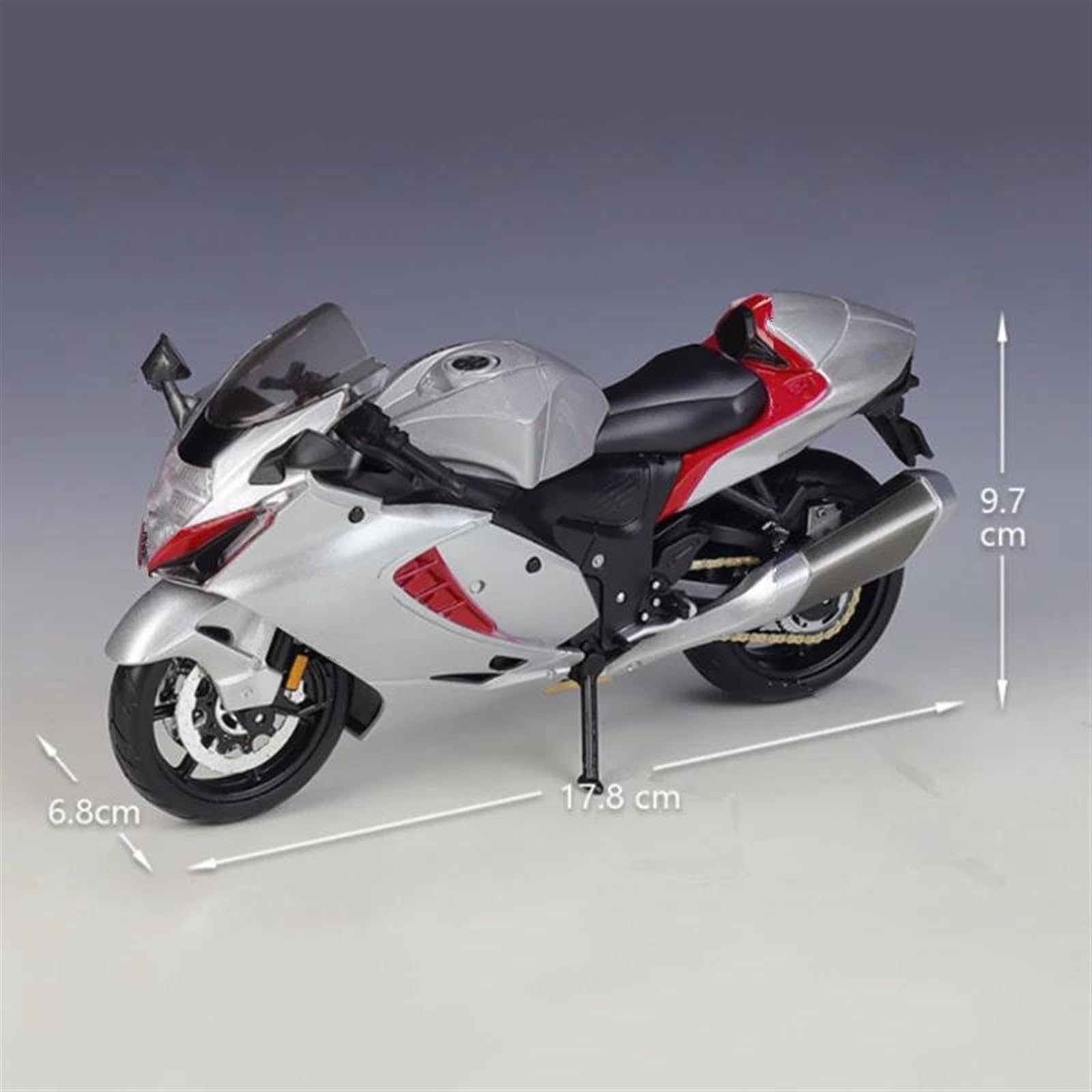Modello 1/12 Per SUZUKI 2022 Per Hayabusa Moto Modello In Lega Fonde Sotto Pressione In Metallo Giocattoli Per Regalo(With foam box)