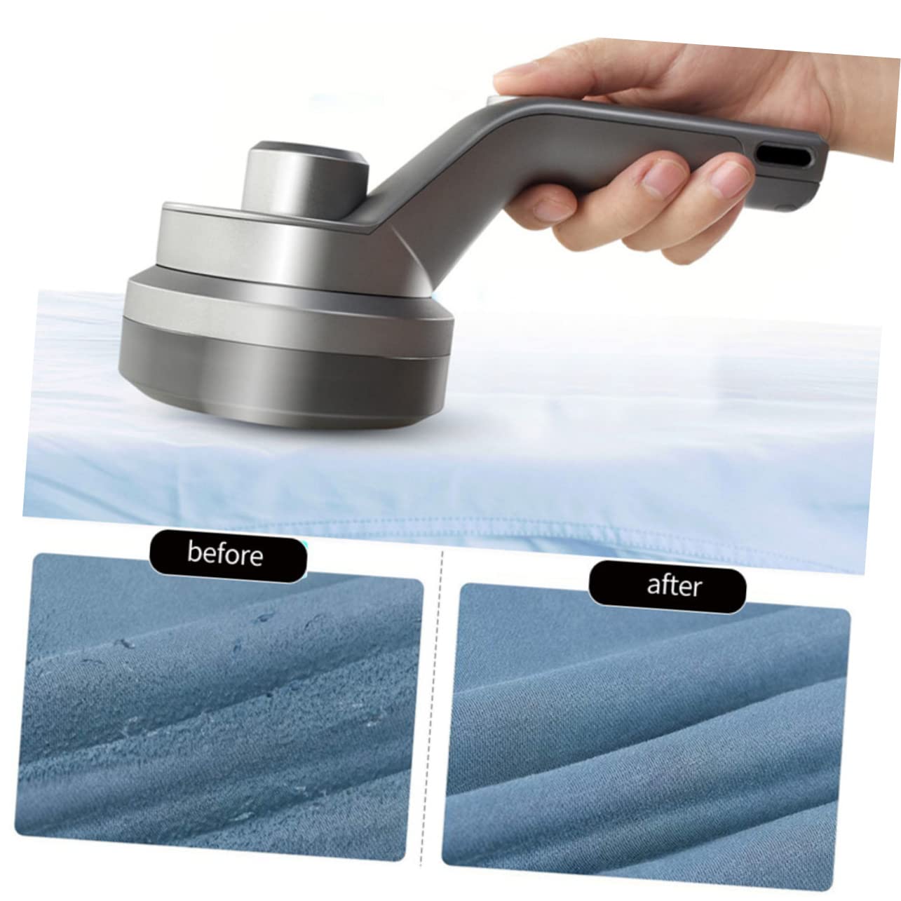 Homoyoyo 1pezzi Levapelucchi Elettrico Rimuovi Pelucchi Per Vestiti Ricaricabile Usb Levapelucchi Per Maglioni Sciarpe Cappotti Guanti Coperte Non Danneggia i Tessuti