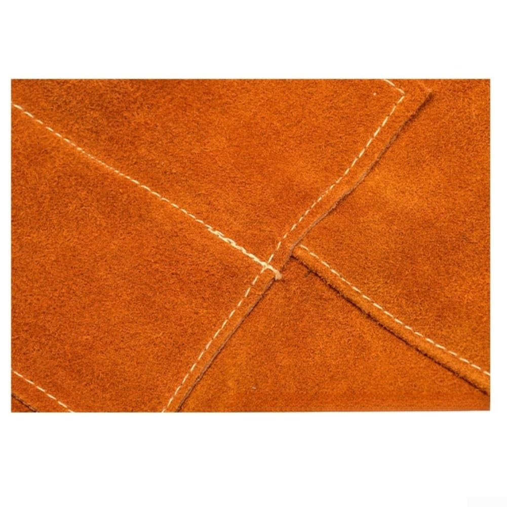 Tablier de soudage en cuir de vachette résistant à la chaleur 102 x 62 cm