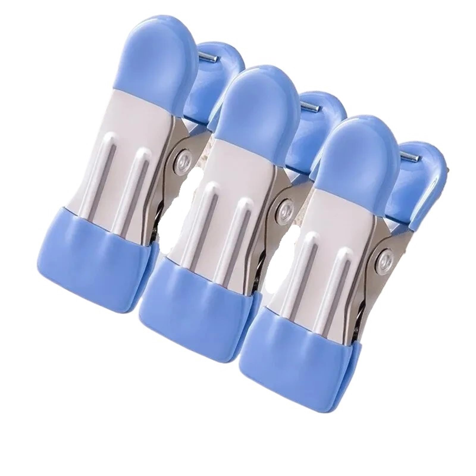 70pcs Stainless Steel Clothespins With No Trace Hook Hangers Clothes Pegs Socks Hanging Clip Home Closet Bed Sheet Holder Stainless Steel Clothes Peg(Color D)