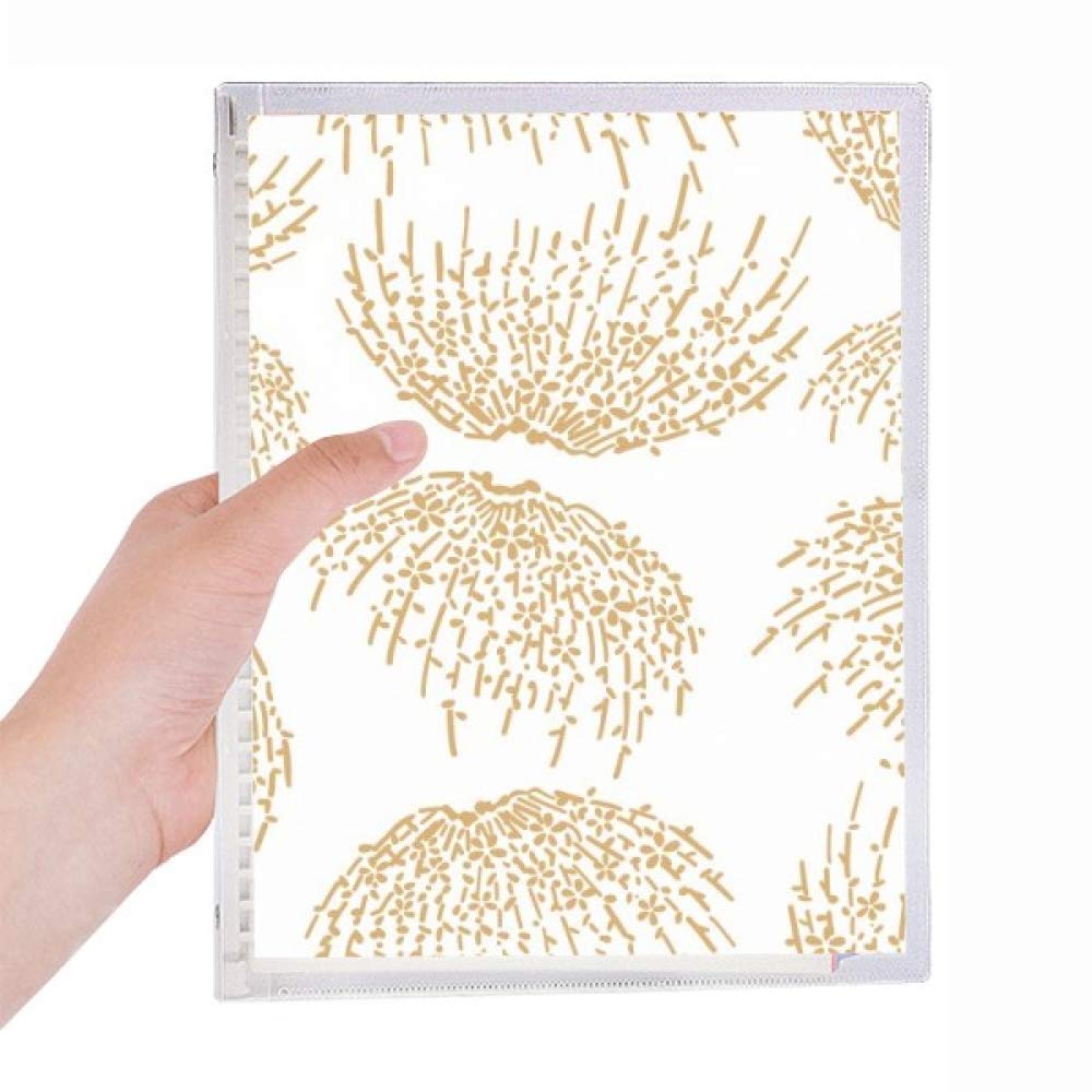 Carnet de notes à spirales japonais feuilles libres écriture blanche - 5
